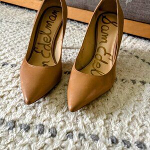 Sam Edelman Hazel Leather Pumps – Size 12 – [Taupe] – Gently Worn